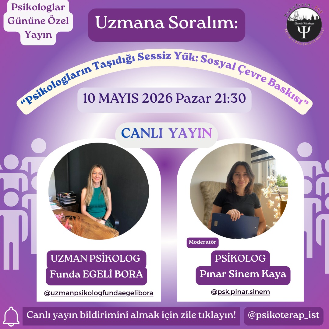 Psikologların Taşıdığı Sessiz Yük: Sosyal Çevre Baskısı (CANLI YAYIN)