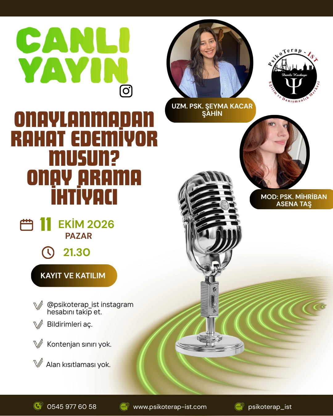 Psikologların Taşıdığı Sessiz Yük: Sosyal Çevre Baskısı (CANLI YAYIN)